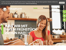 Tablet Screenshot of foliapharm.de